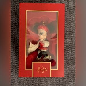 Lenox Disney Skate Away Minnie Christmas Ornament NEW IN BOX